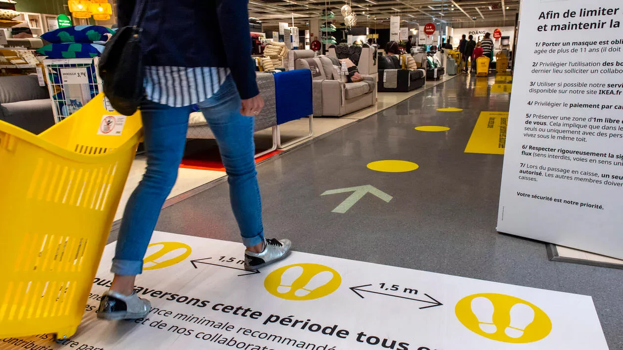 Exemple d'implantation d'un magasin en circuit imposé