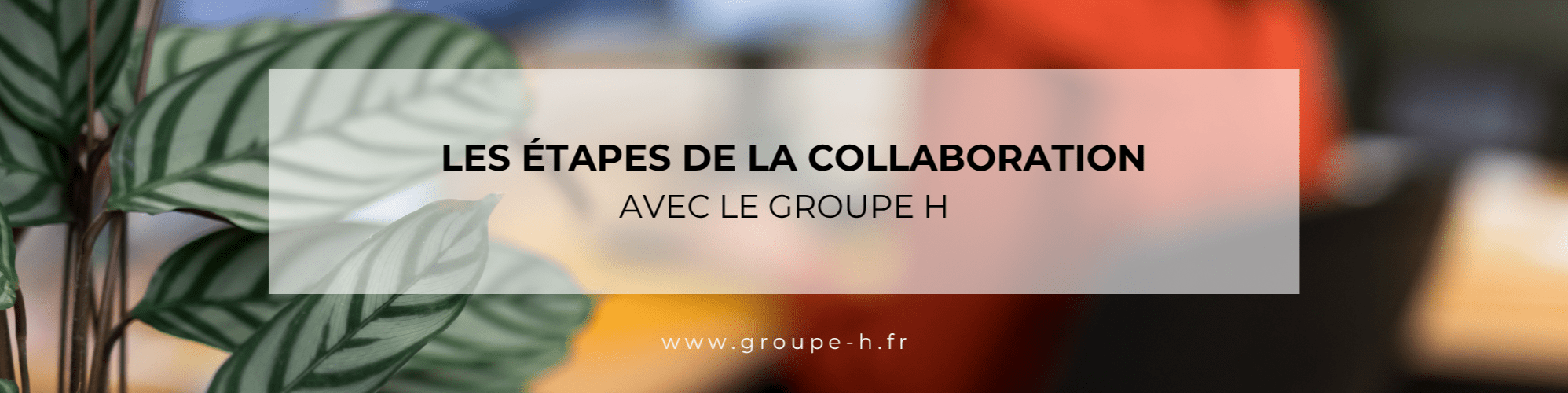 les 6 étapes de la collaboration avec le Groupe H